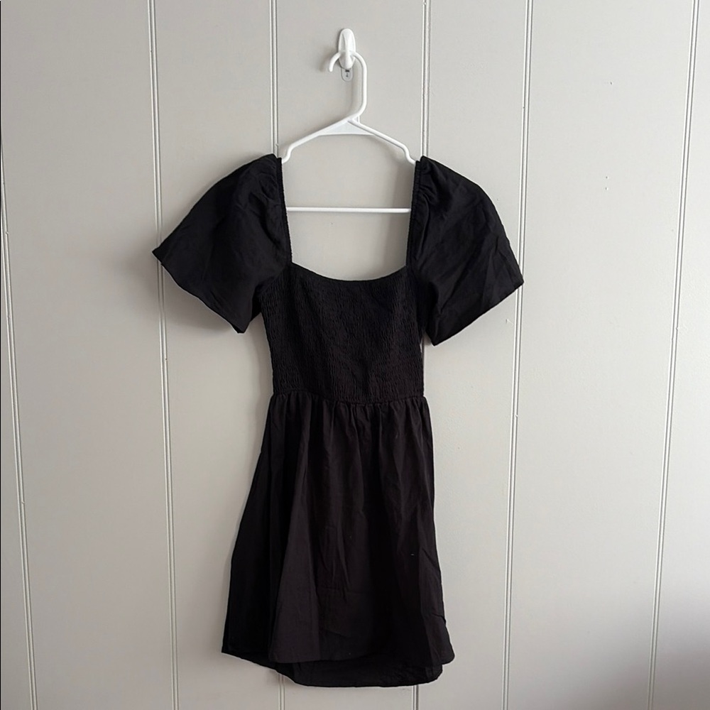 Princess Polly Black Square Neck Mini Dress